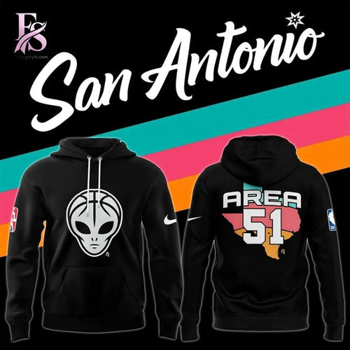 San Antonio Spurs City Edition AREA 51 Hoodie