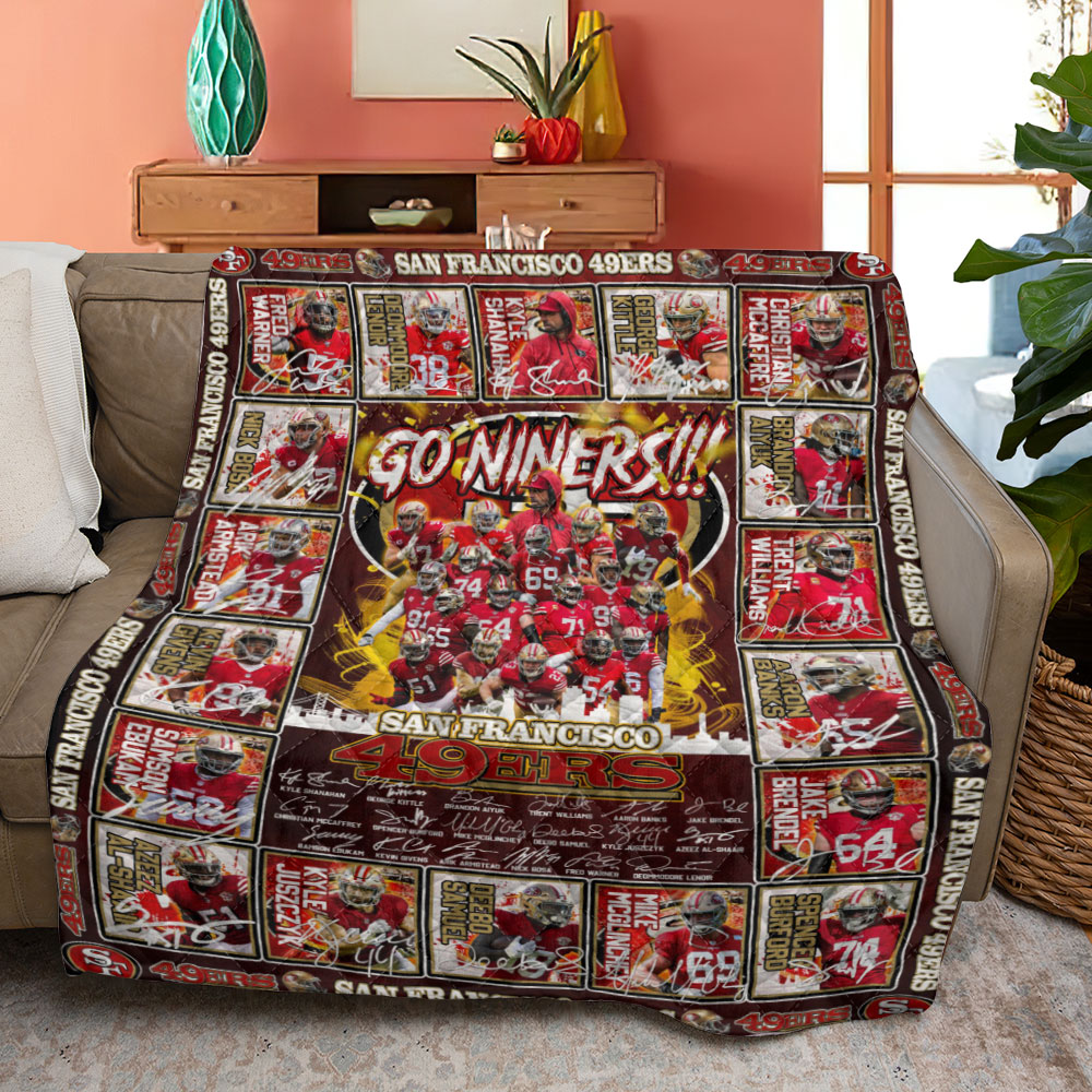 San Francisco 49ers Quilt Blanket – TANTN18437