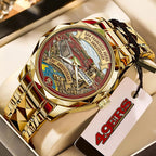 San Francisco 49ers 80th Anniversary Alloy Luxury Quartz Watch – MAITM14692
