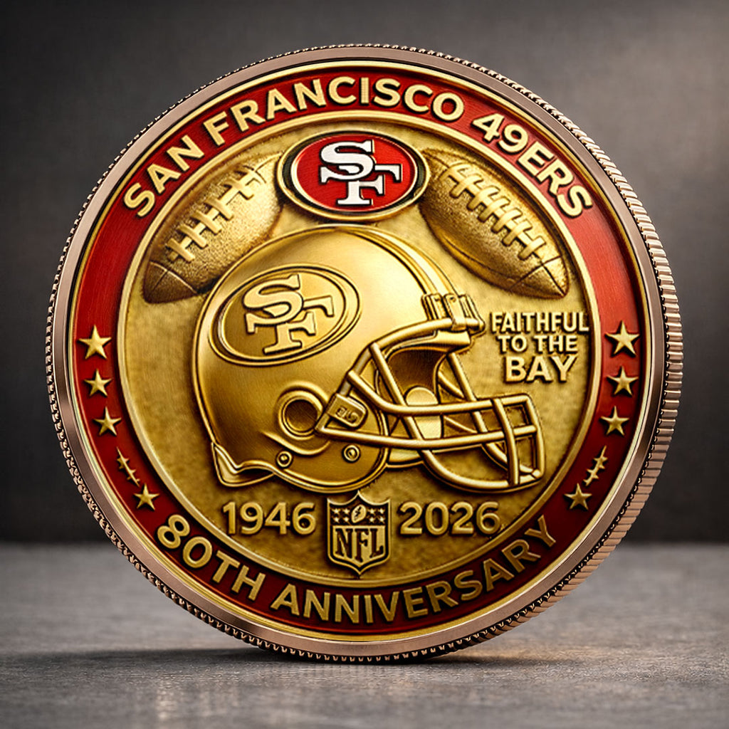 San Francisco 49ers 80th Anniversary Commemorative Coin – HOATT16647