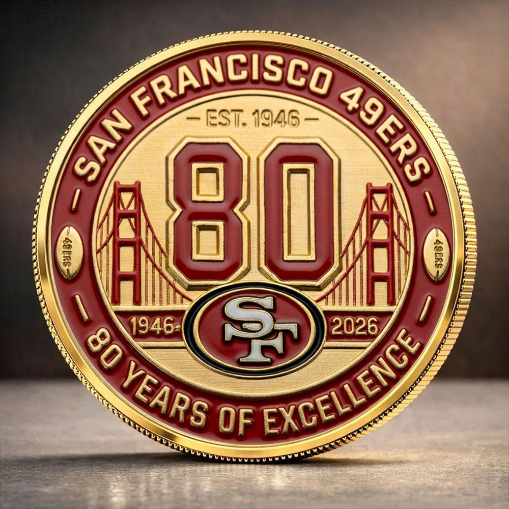 San Francisco 49ers 80th Anniversary Commemorative Coin – TANTN21557