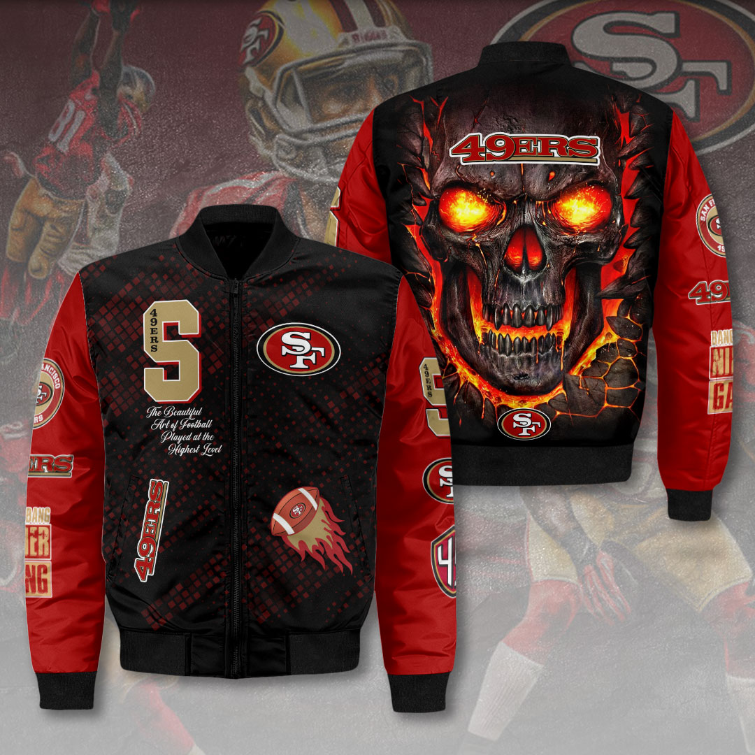 San Francisco 49ers 3D Bomber Jacket – VANDH 2317