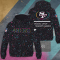 San Francisco 49ers 3D Windbreaker Jacket – TANTN15769