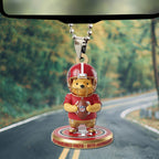 San Francisco 49ers x Winnie-the-Pooh Custom shape 1-sided Acrylic Car Ornament – TMTHU3297