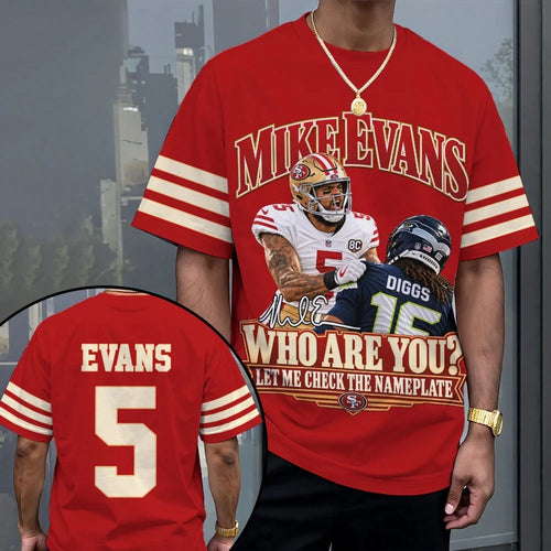 San Francisco 49ers x Mike Evans 3D Apparel – MAITM15429