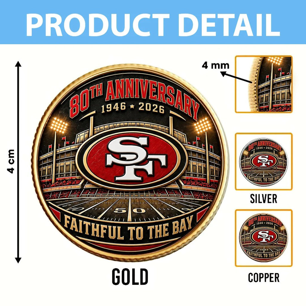 San Francisco 49ers 80th Anniversary Commemorative Coin – MAITM15426