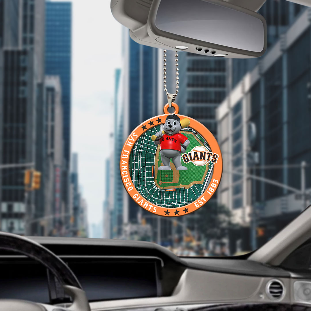 San Francisco Giants shape 2-sided Acrylic Car Ornament – HOATT13055