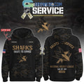 San Jose Sharks Salute To Service Veterans Day Hoodie Shirt
