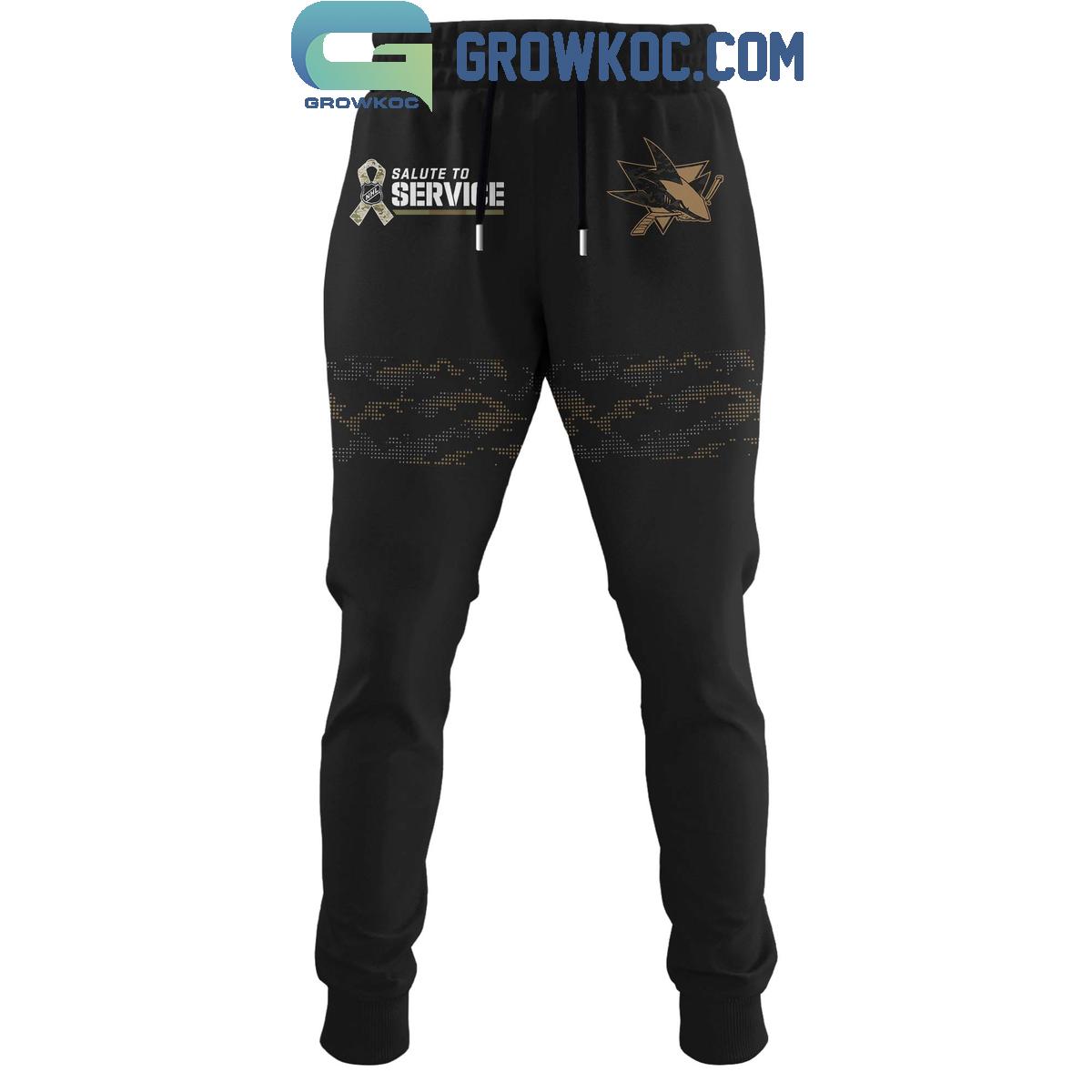 San Jose Sharks Salute To Service Veterans Day Hoodie Shirt