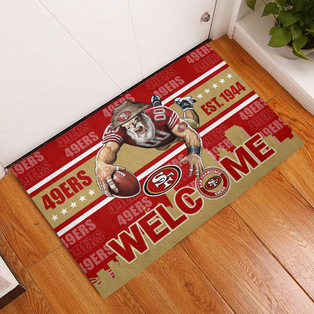 San Francisco 49ers Custom Doormat – HOATT12856