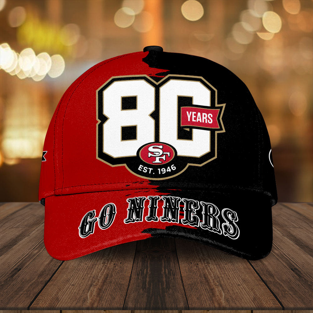 San Francisco 49ers 80th Anniverasry Classic Cap – TANTN22248