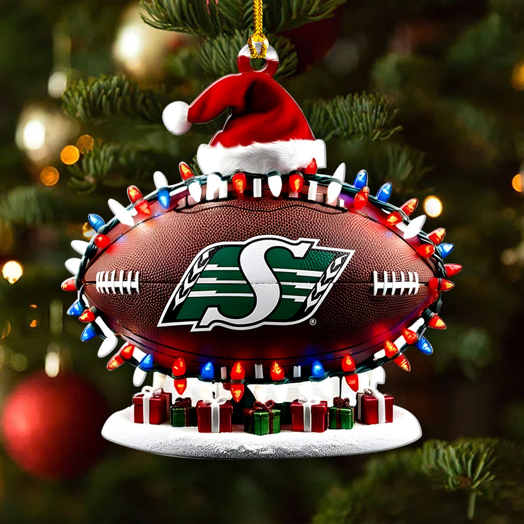 Saskatchewan Roughriders Custom Shape 2-sided Acrylic Ornament – HOATT14819