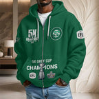 Saskatchewan Roughriders 2025 Grey Cup Champions 3D Unisex Waffle Hoodie – HOATT14928