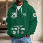 Saskatchewan Roughriders 2025 Grey Cup Champions 3D Unisex Waffle Hoodie – HOATT14928
