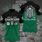 Saskatchewan Roughriders 2025 Grey Cup Champions 3D Apparel – TANTN18830