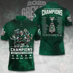 Saskatchewan Roughriders 2025 Grey Cup Champions 3D Apparel – TANTN18831