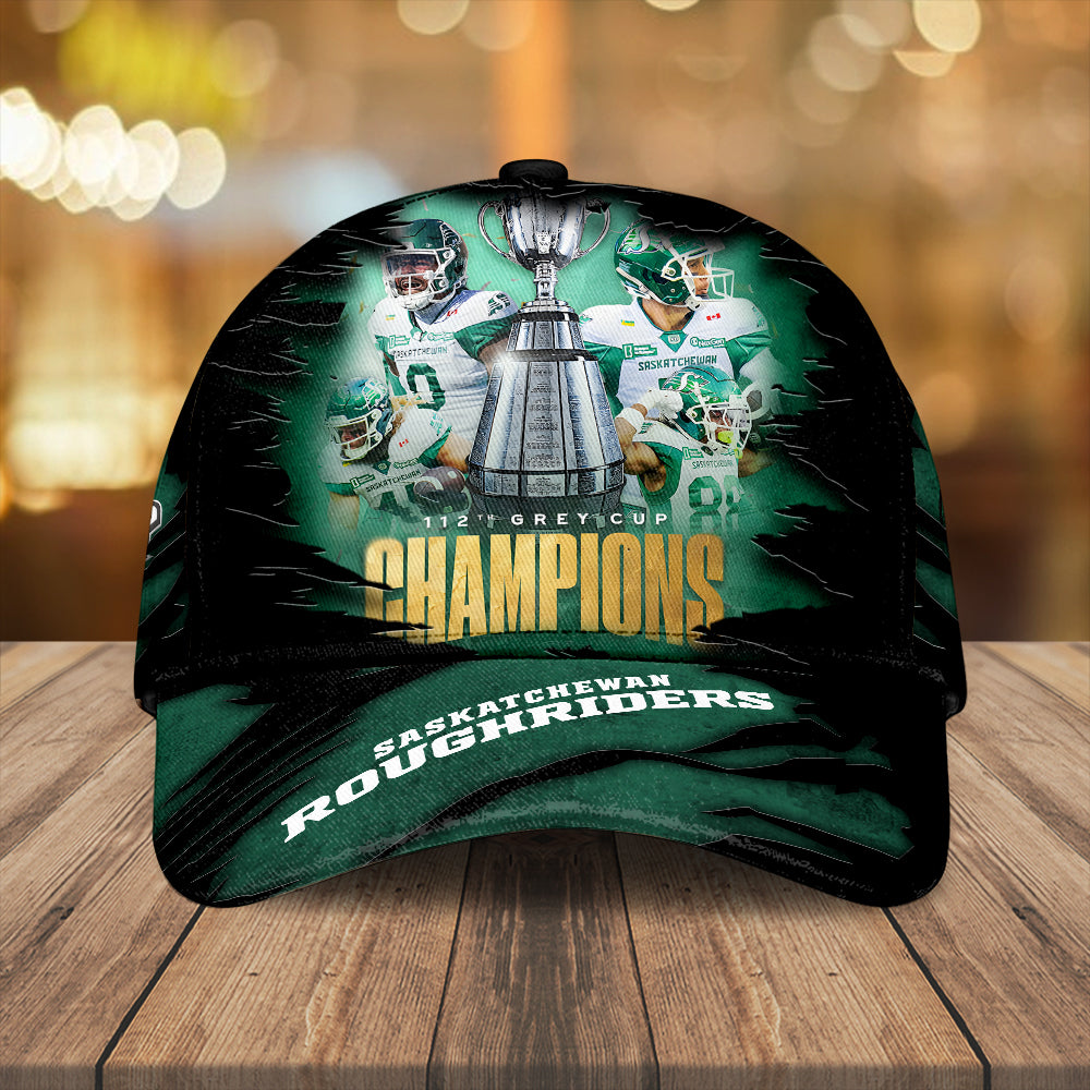 Saskatchewan Roughriders 2025 Grey Cup Champions Classic Cap – TANTN18774
