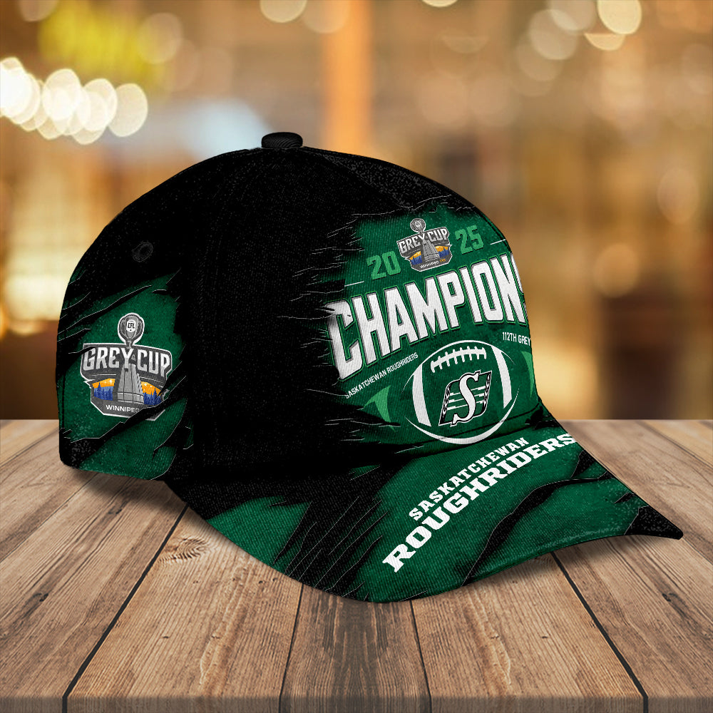 Saskatchewan Roughriders 2025 Grey Cup Champions Classic Cap – TANTN18828