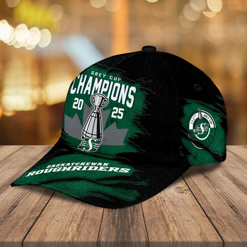Saskatchewan Roughriders 2025 Grey Cup Champions Classic Cap – TANTN18829