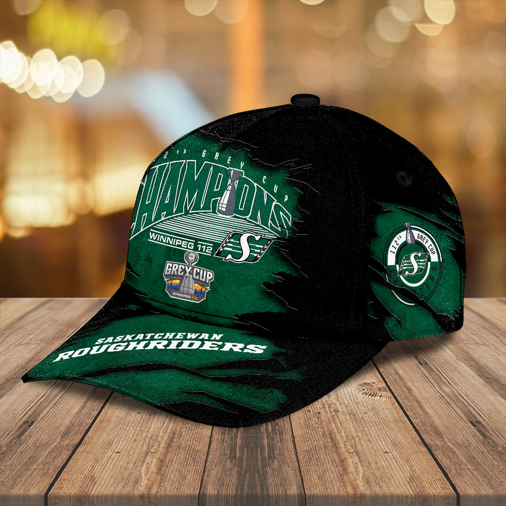 Saskatchewan Roughriders 2025 Grey Cup Champions Classic Cap – TANTN18836