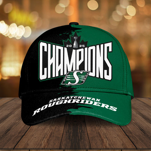 Saskatchewan Roughriders 2025 Grey Cup Champions Classic Cap – TANTN18888