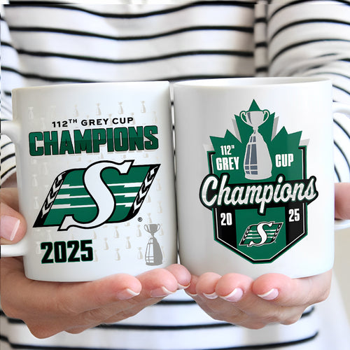 Saskatchewan Roughriders 2025 Grey Cup Champions Ceramic Mug – MAITM13860