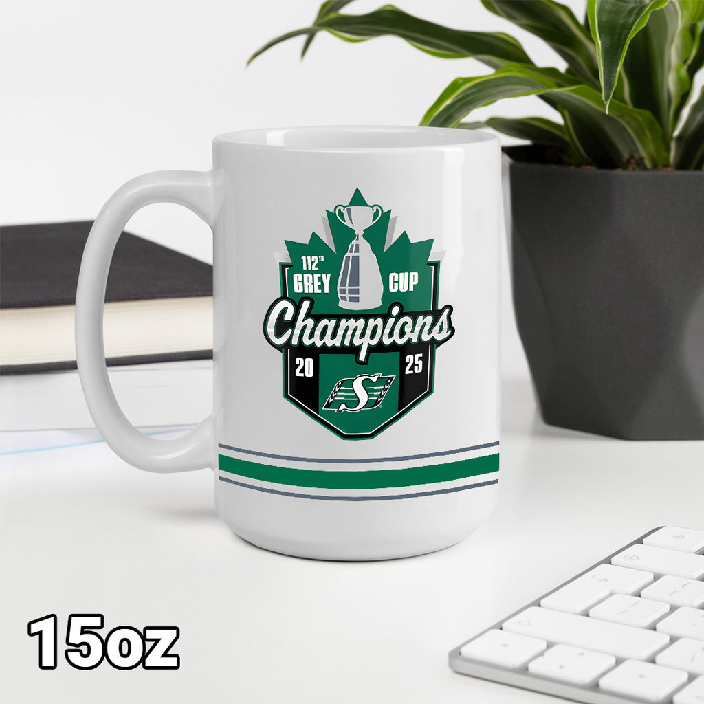 Saskatchewan Roughriders 2025 Grey Cup Champions Ceramic Mug – MAITM13861