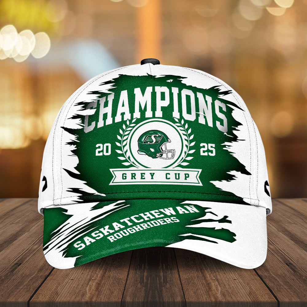 Saskatchewan Roughriders 2025 Grey Cup Champions Classic Cap – MAITM13796