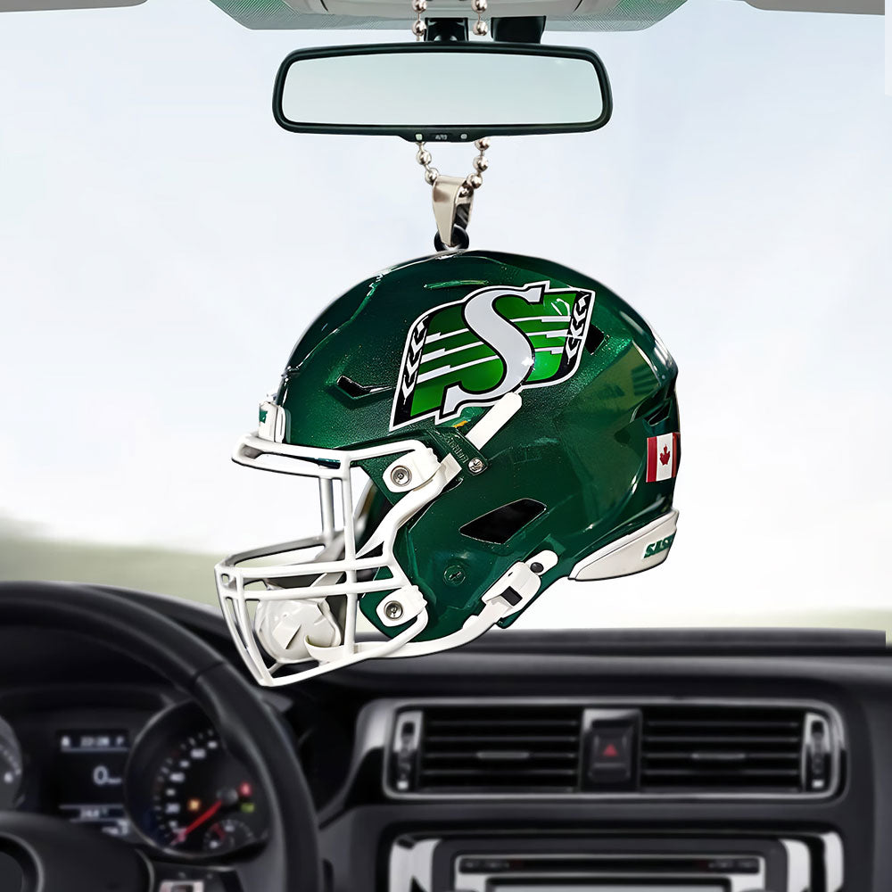 Saskatchewan Roughriders 2025 Grey Cup Champions Custom shape 2-sided Acrylic Car Ornament – TANTN18847