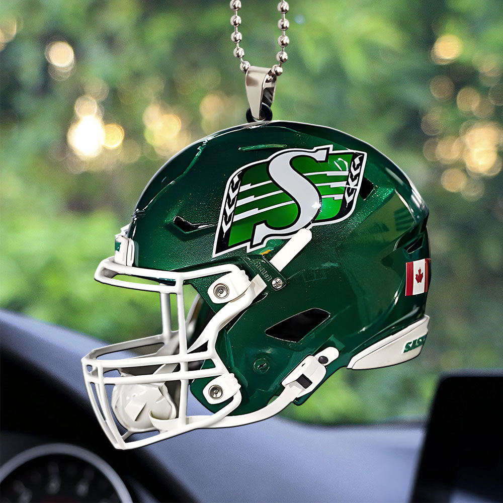 Saskatchewan Roughriders 2025 Grey Cup Champions Custom shape 2-sided Acrylic Car Ornament – TANTN18847