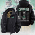 Saskatchewan Roughriders 2025 Grey Cup Champions Hooded Velvet Jacket – GNENEW767