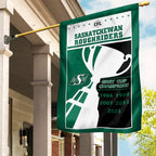 Saskatchewan Roughriders 2025 Grey Cup Champions Double-side Garden Flag – TANTN18841