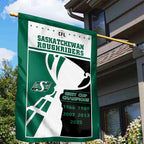 Saskatchewan Roughriders 2025 Grey Cup Champions Double-side Garden Flag – TANTN18841