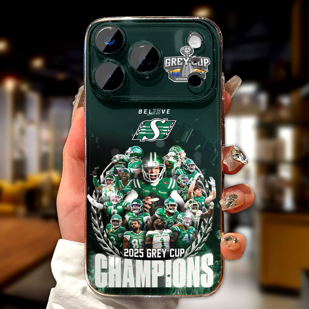 Saskatchewan Roughriders 2025 Grey Cup Champions Phone Case – MAITM13841