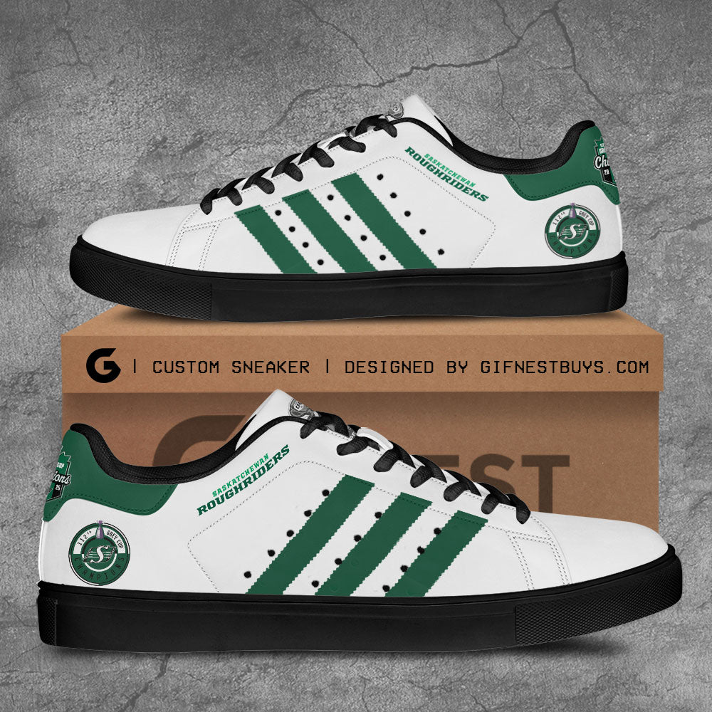 Saskatchewan Roughriders 2025 Grey Cup Champions Custom SS Shoes – TANTN18897