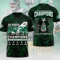Saskatchewan Roughriders 2025 Grey Cup Champions 3D Apparel – MAITM13803