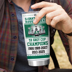 Saskatchewan Roughriders 2025 Grey Cup Champions Tumbler Cup – HOATT14791