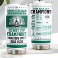 Saskatchewan Roughriders 2025 Grey Cup Champions Tumbler Cup – HOATT14791