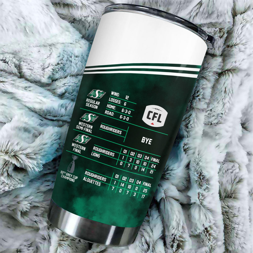 Saskatchewan Roughriders 2025 Grey Cup Champions Tumbler Cup – HOATT14772