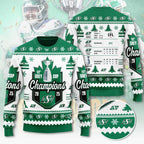 Saskatchewan Roughriders 2025 Grey Cup Champions Ugly Sweater – MAITM13905