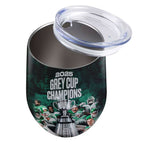Saskatchewan Roughriders 2025 Grey Cup Champions Wine Tumbler – MAITM13870