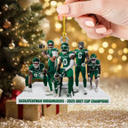 Saskatchewan Roughriders Custom Shape 2-sided Acrylic Ornament – TMTHU2383