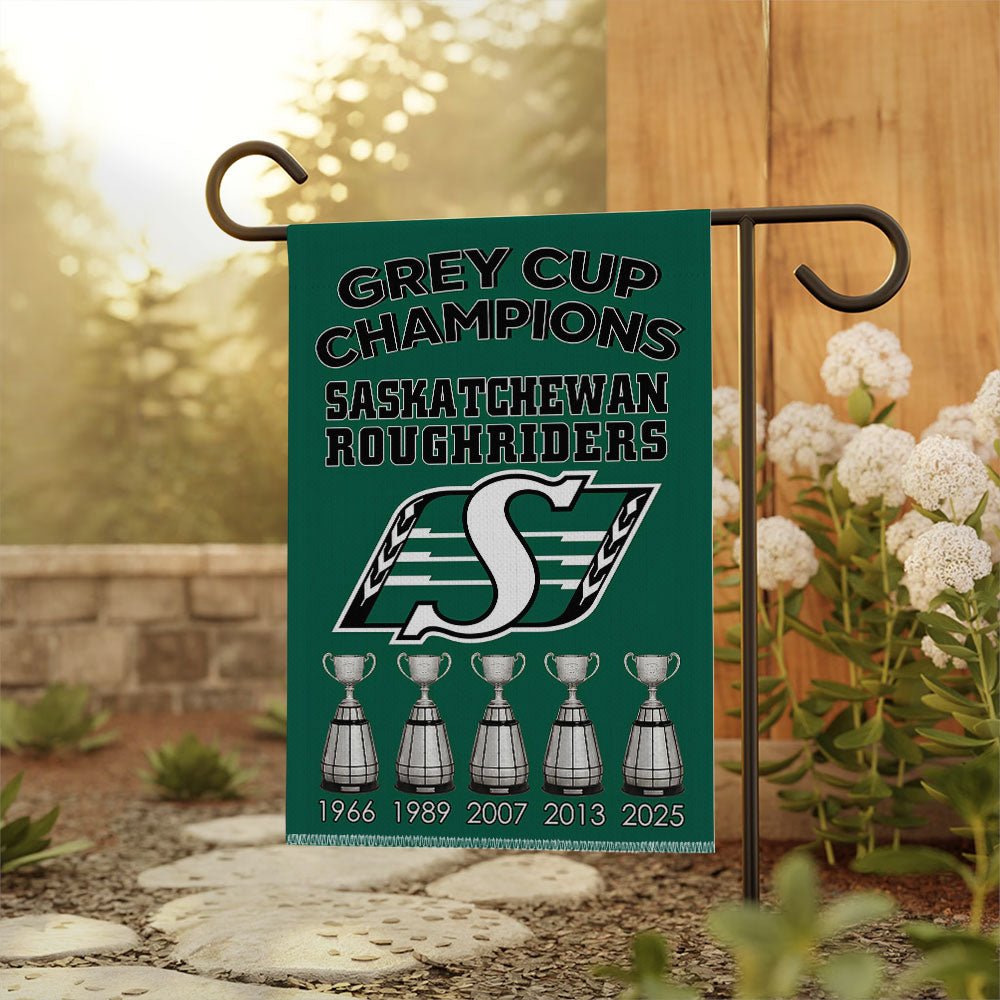Saskatchewan Roughriders Double-side Garden Flag – TMTHU2255