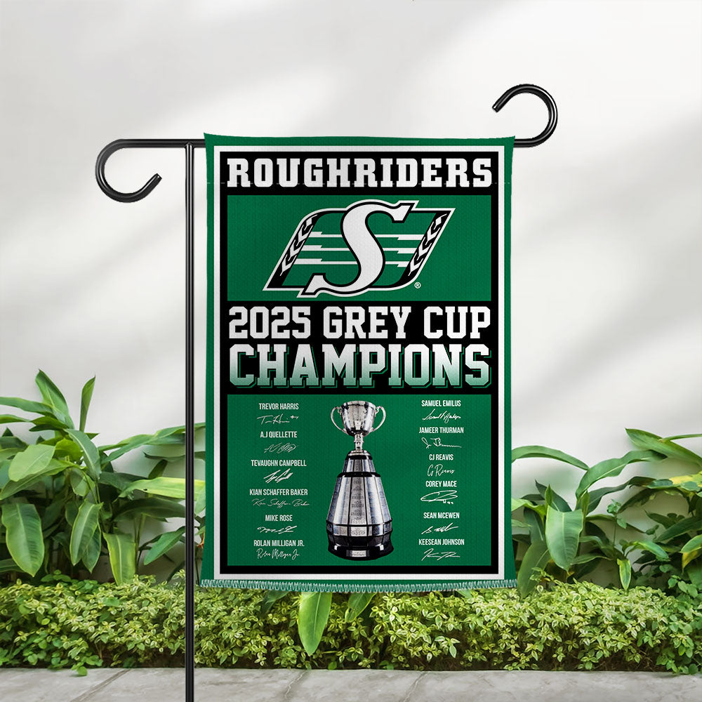 Saskatchewan Roughriders Double-side Garden Flag – TMTHU2373
