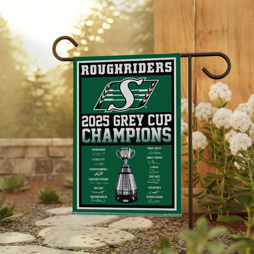 Saskatchewan Roughriders Double-side Garden Flag – TMTHU2373