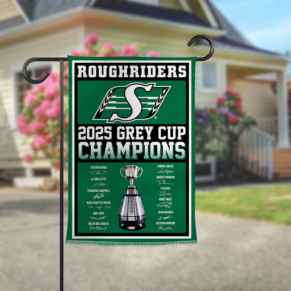 Saskatchewan Roughriders Double-side Garden Flag – TMTHU2373