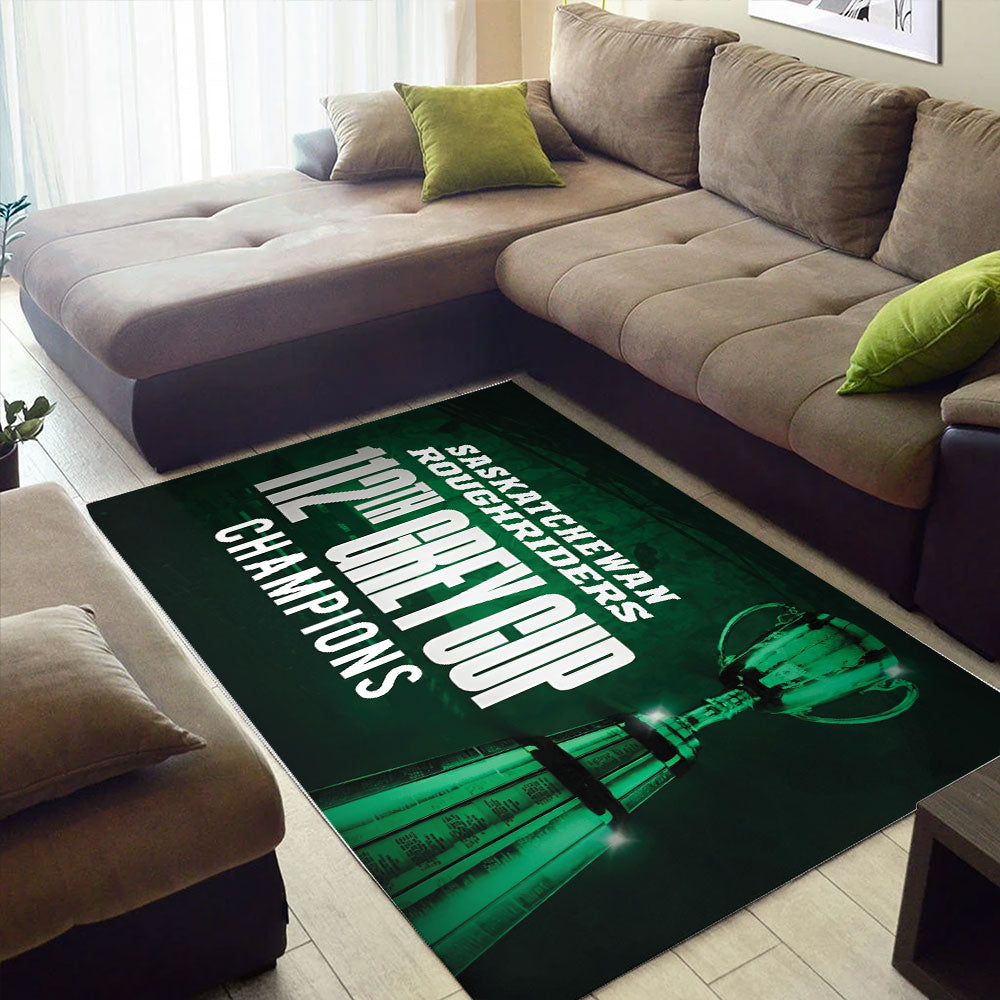 Saskatchewan Roughriders Rectangular Rug – TMTHU2664