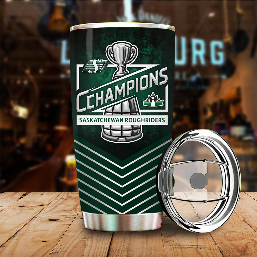 Saskatchewan Roughriders 2025 Grey Cup Champions Tumbler Cup – TMTHU2222