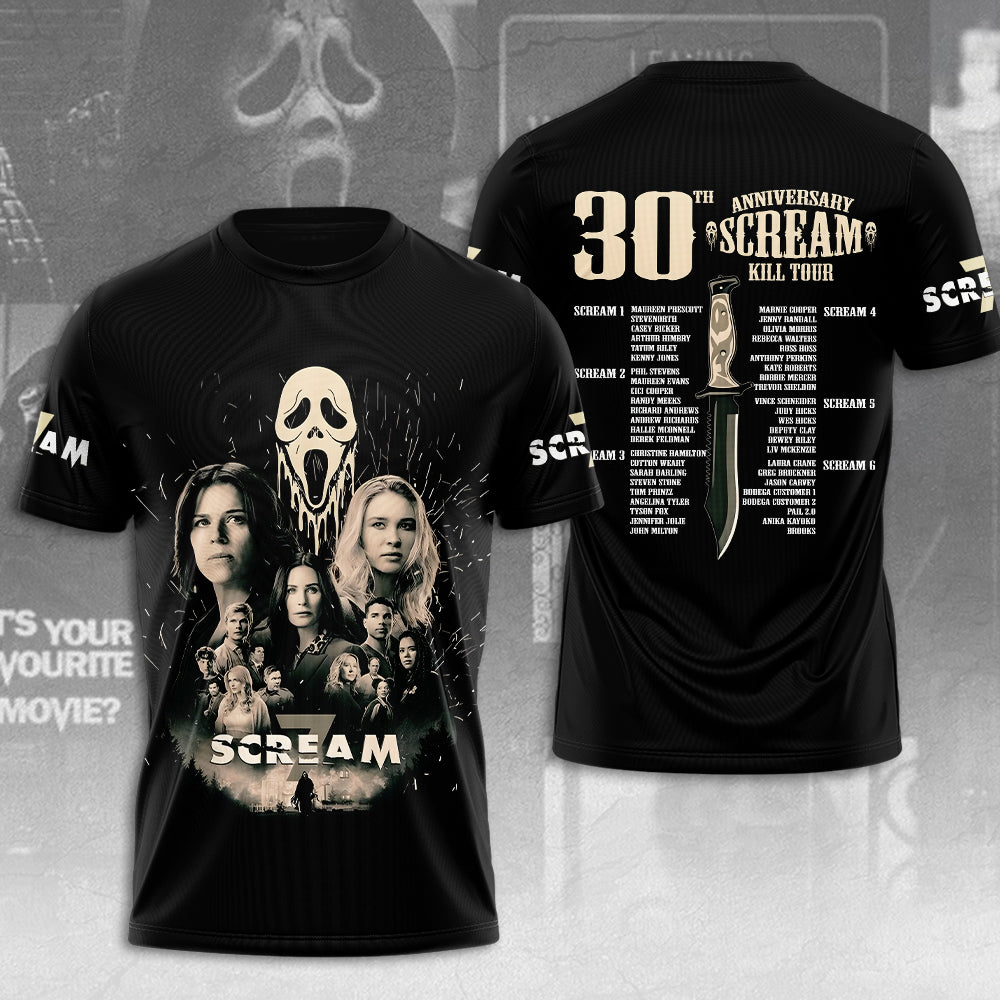 Scream 30th Anniversary 3D Apparel – MAITM14884