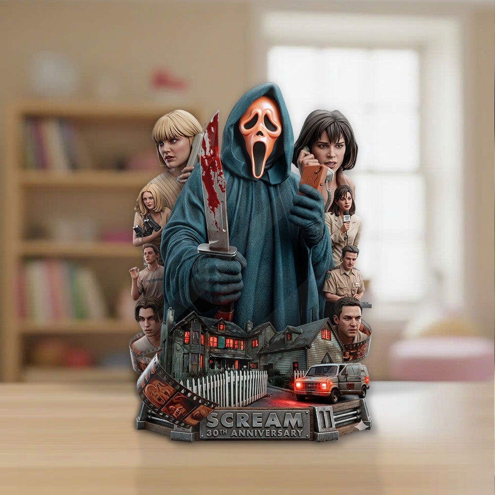 Scream 30th Anniversary 2026 Custom Shape Acrylic Plaque – TMTHU4968